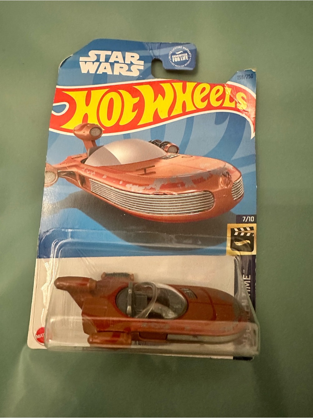 Hot Wheels Star Wars X-34 Landspeeder 7/10 HW Screen Time Diecast NIP